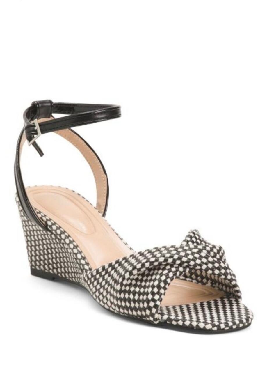 NEW! Adrienne Vittadini Angi Wedge Heeled Sandals 9M